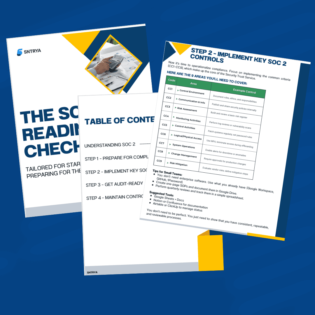 Tailored SOC 2 Readiness Checklist
